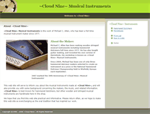 Tablet Screenshot of cloudninemusical.com
